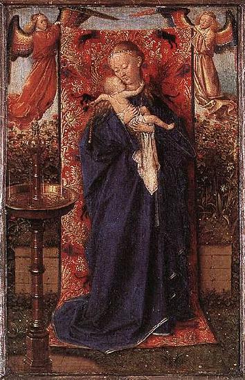 Jan Van Eyck Madonna and Child at the Fountain Spain oil painting art